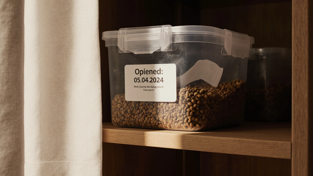 Самый безопасный способ хранения сухого корма для собак