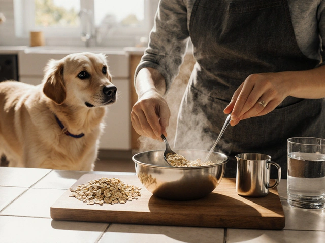 Овсянка в рационе собаки: польза, риски и рекомендации