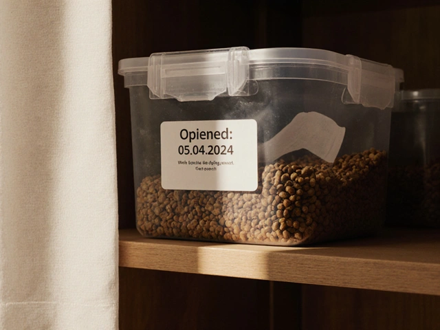 Самый безопасный способ хранения сухого корма для собак