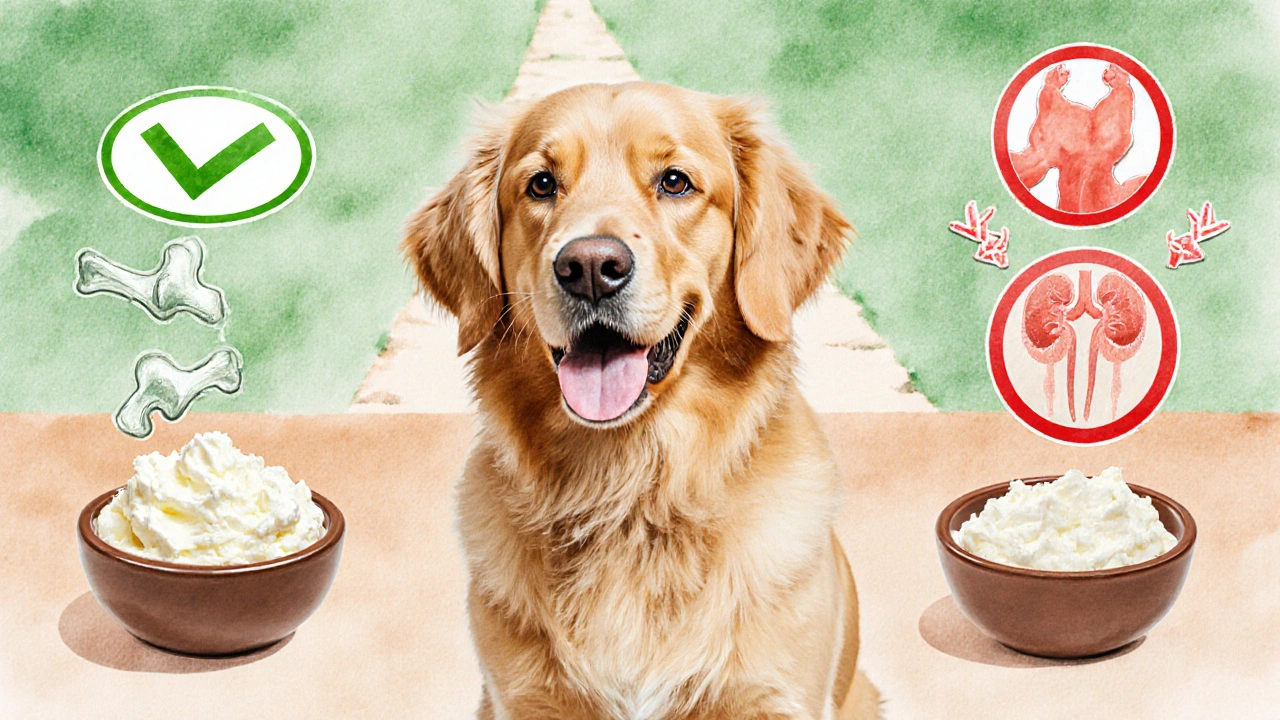Два пути: полезное творог и вредные добавки для собаки.