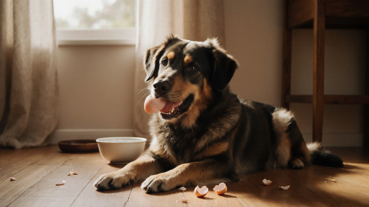 Можно ли давать собакам куриные яйца: польза, вред и как правильно кормить