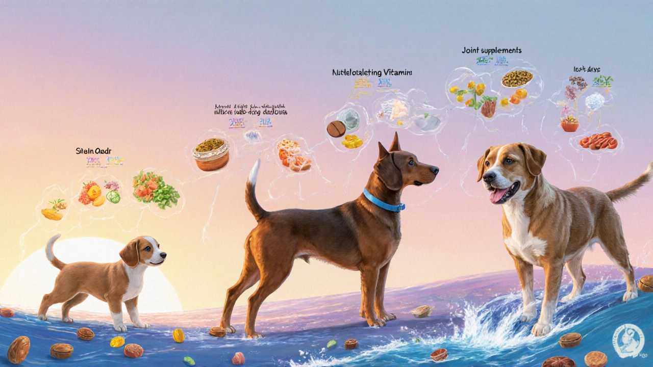 Развитие собаки от щенка до пожилой: питание на разных этапах жизни.